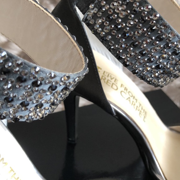 Stilettos Heels With Rhinestone Ankle Strap - Picture 7 of 9